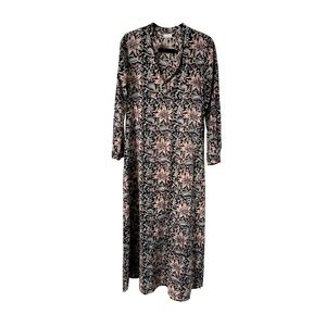 Livro Maxi Shirt Dress with Long Sleeves & Pockets